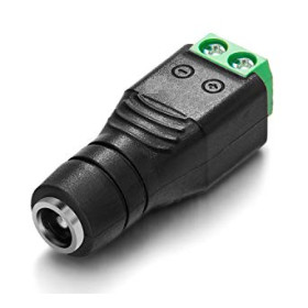 Connector 5.5x2.1 Female with screw
