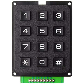 Tastiera numerica 4x3, 12 pulsanti