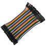 40 Dupont female-female jumper wires 10cm