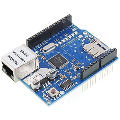 Shield Ethernet W5100 cu MicroSD compatibil Arduino