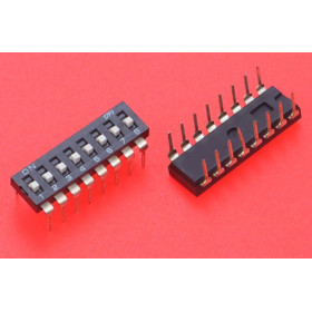 Comutator DIP Switch DP-8P 2.54mm 8 pozitii