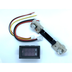 Voltmetru ampermetru digital 0-100V 0-100A cu shunt
