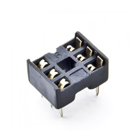 DIP socket, 6 pins