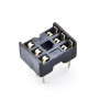 DIP socket, 6 pins