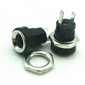 Presa femmina da pannello, 5.5x2.1mm, DC-022B