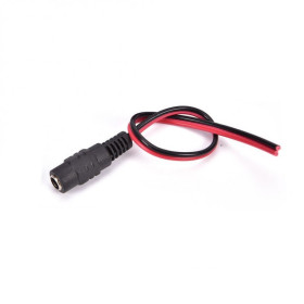 DC Connector Female, 5.5x2.1, with 25cm wire