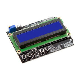 Modulo LCD1602, scudo, con pulsanti, blu