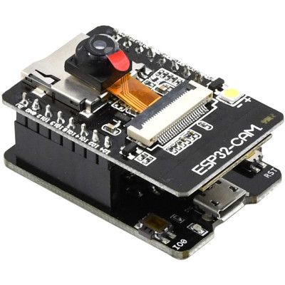 ESP32-CAM fejlesztőkártya CH340G-vel, WIFI-vel, Bluetooth-szal