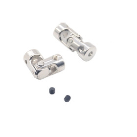 Articulatie cardan miniatura pentru ax 2mm cu surub M3