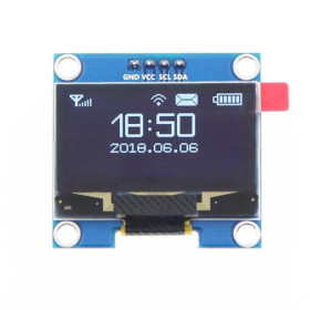 Display OLED 1.3 alb 128x64 I2C SH1106