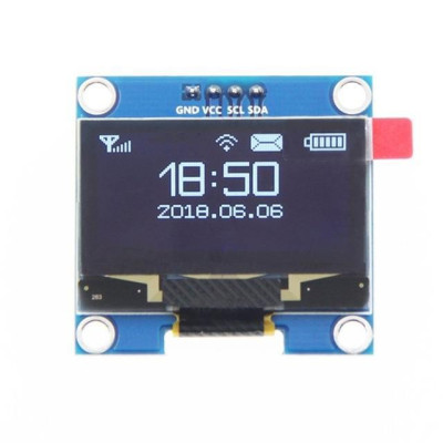 OLED kijelző 1,3" fehér 128x64
