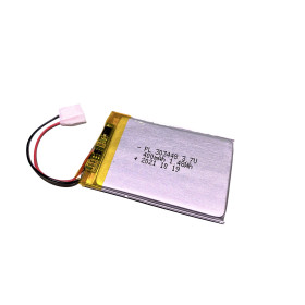 Lithium battery, 3.7V, 400mAh