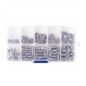 Set of headless screws, Allen Head, stainless steel, 200
