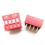 Comutator DIP Switch DP-4P 2.54mm 4 sectiuni