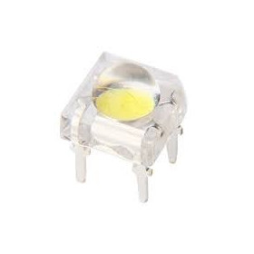 LED Piranha da 5 mm, bianco, 3 V