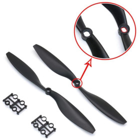 Drone propeller set 1045, square hole, CW+CCW, 254mm