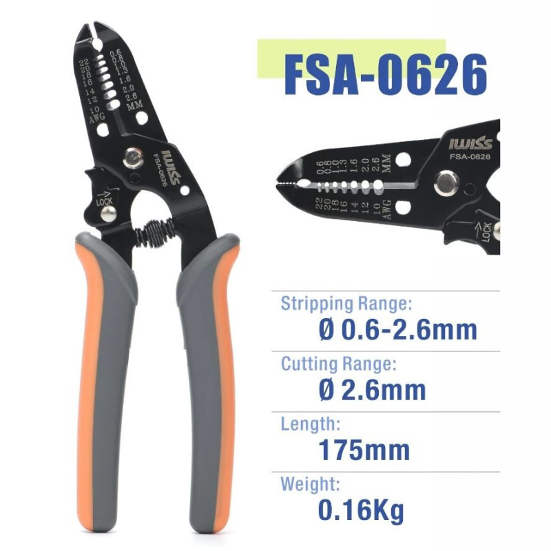 Cleste dezizolat FSA-0626 0.5-6mm2 AWG 22-10
