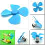 Propeller 80mm, 4 blades, ABS, for model ships