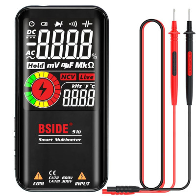 Multimetro digitale compatto, display a colori, S10, True-RMS