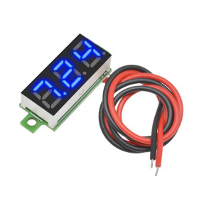 Voltmetro digitale, 0,28'', 5-30 V CC, 2 fili, blu