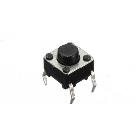 Button PCB, Mini, 6x6x5, 4 pins