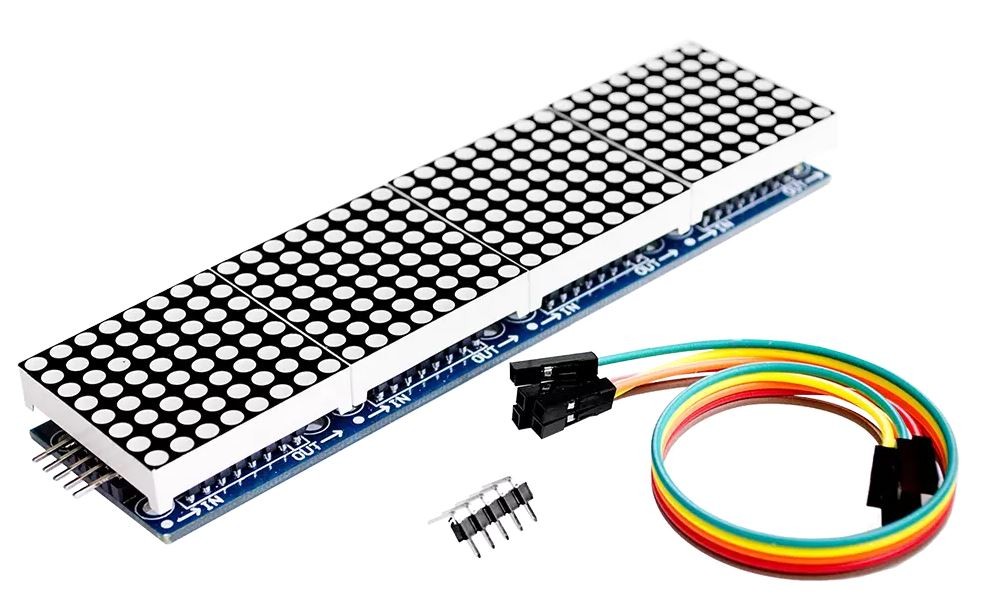 Modul Matrice LED 4x8x8 MAX7219 rosu compatibil Arduino