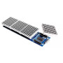 Modul matrice LED 4x MAX7219 rosu 8x8