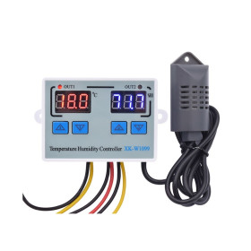 Termostato W1099, Temperatura e umidità, 12V, 10A