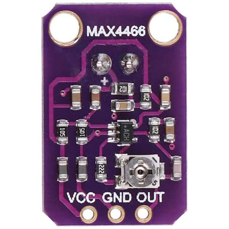 Modul microfon MAX4466 cu amplificare, reglabil, Arduino 2.4-5V