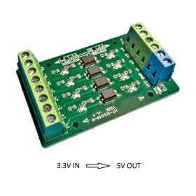 Convertor nivel logic 3.3V la 5V, 4 canale