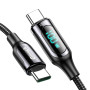 Cavo USB con display, PD, QC4.0, da Tipo-C a Tipo-C, 100 W