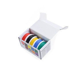 Set cablu siliconic 20AWG 30m 5 culori