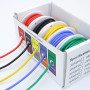Szilikon kábelkészlet, 20AWG, 30m, 5 színben
