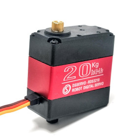 Servo motor 2 axes, 20Kg, RDS3218, 270 degrees, 4.8-7.2V