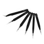 Set di 6 pinzette metalliche, antistatiche, ESD