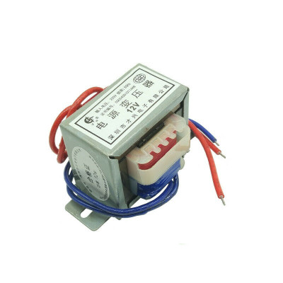 Transformer 220VAC to 12VAC, 1W, copper core