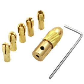 Set mandrina si 5 capete prindere ax 2.35mm