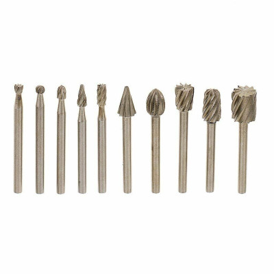 Set of 10 diamond heads, for engraving, 3mm shaft