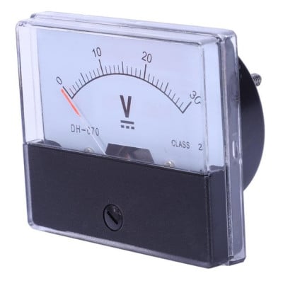 Voltmetru de panou, analog, DH-670, 30VDC