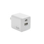 PD charger, 45W, QC, 12W, 220VAC, USB Type-C plus USB-A