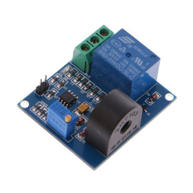 Overcurrent protection module, 5A, adjustable, with relay, 12VDC