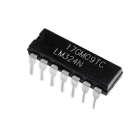 LM324N DIP14 IC, Négyszeres erősítő