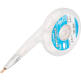 Spender mit saugfähigem Geflecht, 2.5mm, CP-25Y, 2 Meter