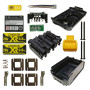 Házkészlet tartóval és BMS-sel, DeWalt-kompatibilis, 18-20V, 10