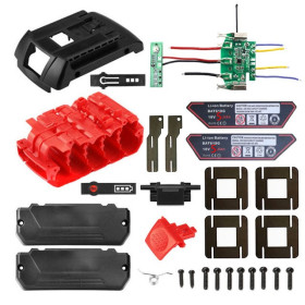 Housing set with holder and BMS, Bosch compatible, 18V, 10