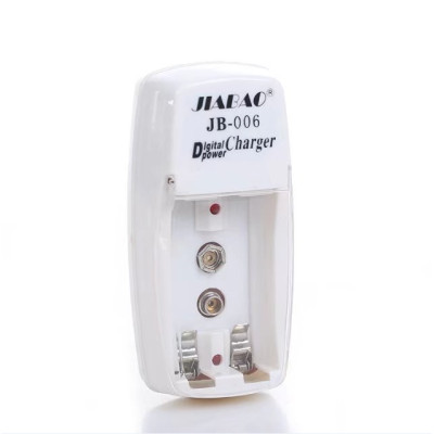 Caricabatterie universale doppio Ni-Mh AA, AAA, 9V