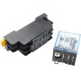 Releu LY2N 12V 10A 8 pini cu soclu