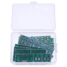 40 darabos SMD-DIP adapterkészlet, 8 típus