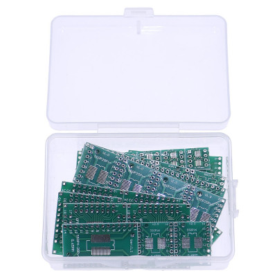 Set di 40 adattatori SMD a DIP, 8 tipi