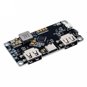 QC3.0 module, dual USB, Type-C, MicroUSB, 3.7V to QC3.0 5V, 9V